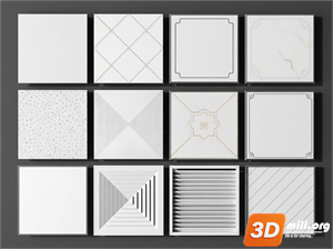 Ceiling Decoration Skp Files
